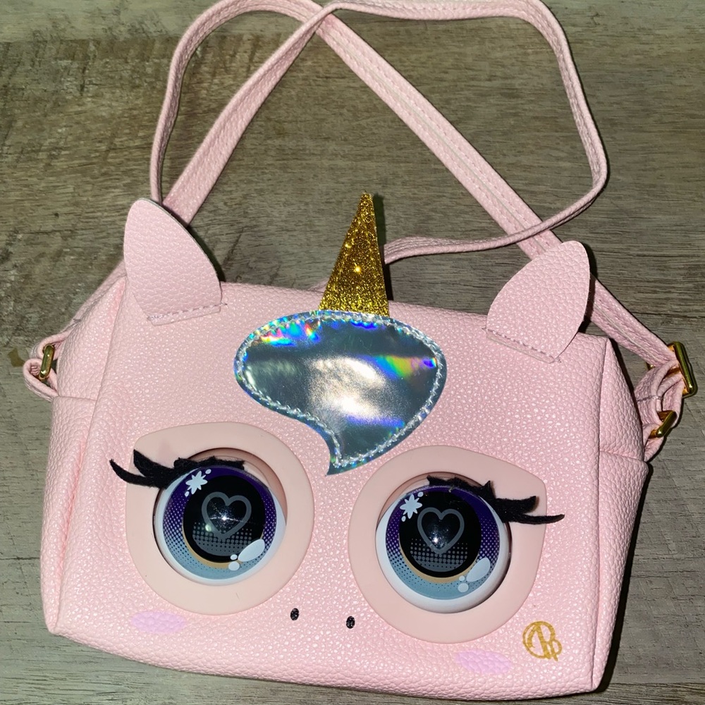 Unicorn Pink Pet Hand Bag For Girl Battery Operated